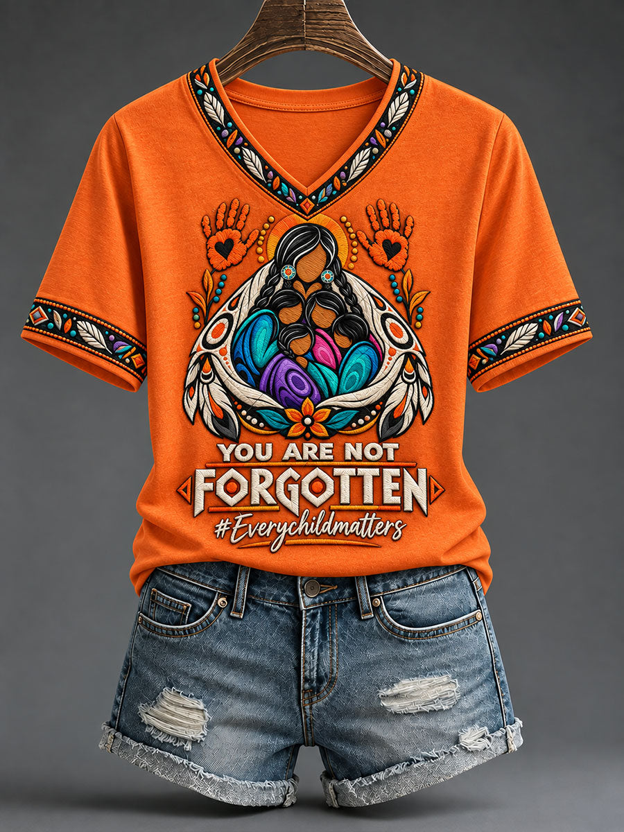 Women's Every Child Matters Printed Casual T-Shirt